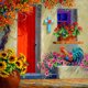 thumbnail image 1 of Wdftyju Kits de bordado DIY estampados de jardín de flores de punto de cruz completo de 11 quilates (SZX2011) Wdftyju 6nu6re6bm1av5ly7D02, 1 of 8