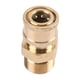thumbnail image 3 of Adaptador para lavadora a presión,Adaptador de conexión rápida para lavadora a presión,Manguera de agua de conexión rápida M22 reemplaza la pieza,Accesorios de lavado de latón de 2 piezas, 3 of 8