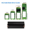thumbnail image 3 of M.2 2280 SSD Cooling Pad Disipador de calor para PC de escritorio Radiador de unidad de estado sólido, 3 of 9