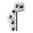 thumbnail image 2 of Señal de esquina de puerta de Halloween, puerta de tumbas de castillo de Halloween, decoración de esquina de puerta de Halloween, señal de ángulo de puerta de doble cara, diseño aerodinámico, 2 of 7