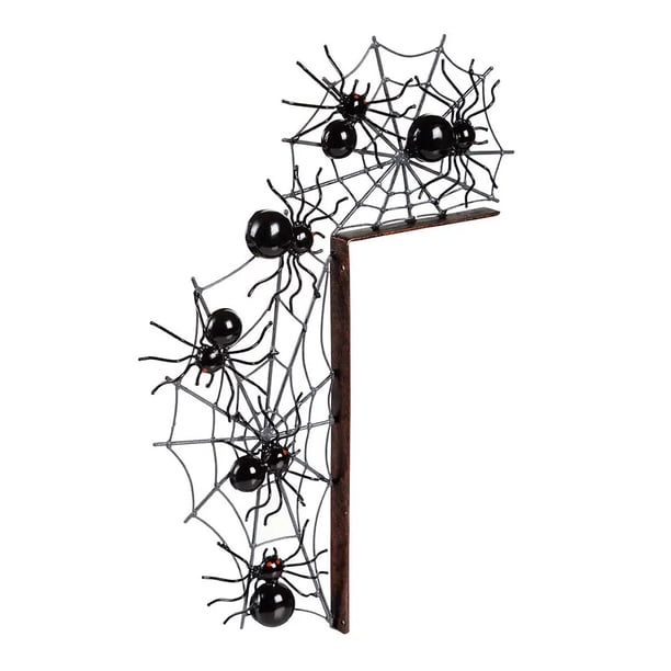 Letrero de esquina de puerta de Halloween, letrero de ángulo de puerta de doble cara con tumbas de castillo de Halloween, decoración de esquina de puerta de Halloween, rendimiento inigualable