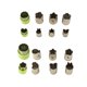 thumbnail image 1 of Juego de cortadores de verduras en forma de mini moldes para galletas y sellos de frutas, 1 of 5