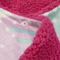 thumbnail image 6 of LOL Surprise Kids Sherpa Snuggle Wrap Hoodie Blanket, Pink, 6 of 7
