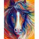 thumbnail image 1 of 30x40cm 5D DIY Diamond Painting Full, Animal Horse Group Taladro circular completo, DIY Diamond Rhinestone Canvas Punto de cruz Pintura por número para decoración de pared Adultos niños Excelente Rendimiento ER018245WL, 1 of 5