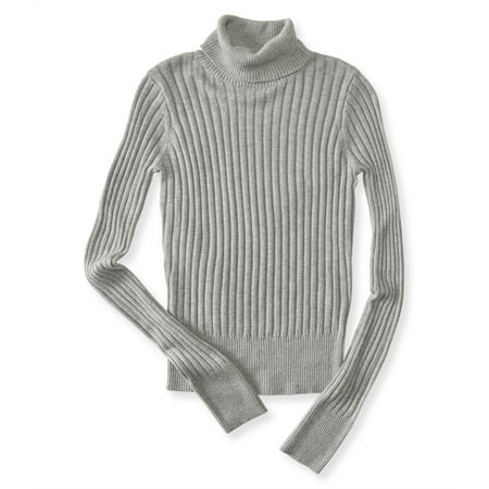 Aeropostale Womens Ribbed Turtleneck Knit Sweater