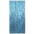 thumbnail image 1 of PEIXUN Décorations à Rubans Bleus Décorations à Thème Franges Rideau en Feuille Bleu Déco d'Anniversaire, 1 of 6