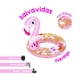thumbnail image 2 of Salvavidas Dona Inflable Infantil Flamingo Con Brillos Bestway Plástico Resistente, 2 of 4