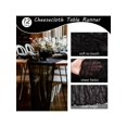 thumbnail image 4 of 12 Pack Cheesecloth Table Runner 35x120 Inch / 35x157 Inch Boho Gauze Table Runner 10Ft / 13Ft Cheese Cloth Long Table Runner Romantic Table Runner f, 4 of 4