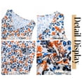 thumbnail image 5 of Fantaslook Summer Dresses for Women Casual V Neck Sleeveless Sundresses Floral Beach Short Dress with Pockets, 5 of 8