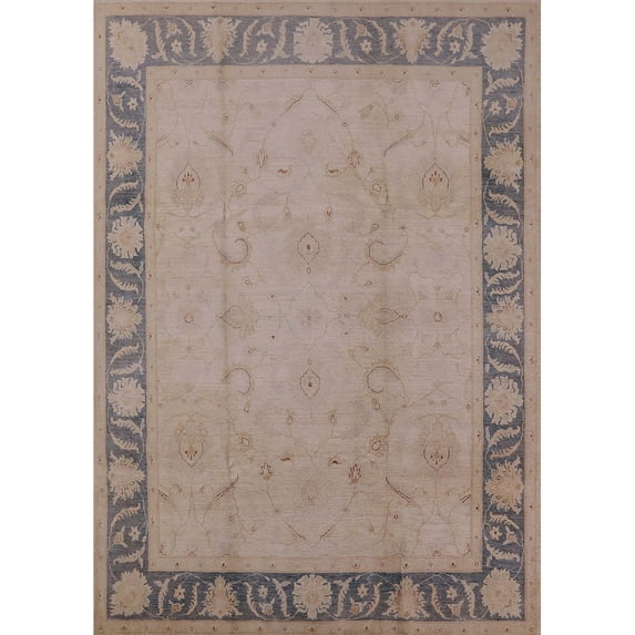 Ahgly Company Indoor Rectangle Mid-Century Modern Rose Purple Oriental Area Rugs, 5' x 7'
