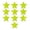 Green, variant on 10Pieces High Visibility Reflective Star Car Stickers Warning Tapes Self-Adhesive Waterproof for Bikes Truck Motorcycle
