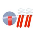 thumbnail image 1 of OULII 4Set Football Training Flag Non Contact For Kids 5x18.5in, 1 of 8