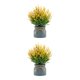 thumbnail image 4 of Cateissary Plantas en macetas falsas Escritorio Faux Maceta Bonsai Estatuilla Decoración para el hogar Type2 NO2, 4 of 6