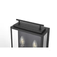 thumbnail image 4 of Elegant Lighting Valentin 9" Outdoor Wall Sconce in Black, 4 of 8