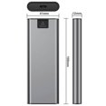 thumbnail image 3 of POINTERTECK M.2 SATA SSD Enclosure M.2 NGFF To USB 3.0 SSD Case External Aluminum Alloy High Speed Hard Drive Box For Windows XP, 3 of 8