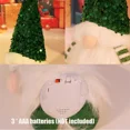 thumbnail image 5 of Muñeco de Navidad de 1 a 4 piezas, muñeco de elfo de punto con luz Led nocturna, decoraciones navideñas para el hogar, regalo de Año Nuevo 2024, 2025（B3-Green 30cm 1pc, 5 of 5