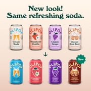 OLIPOP Prebiotic Soda, Variety Pack, 12 fl oz, 8 Pack