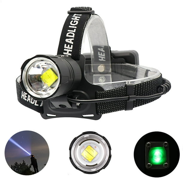 Super Bright LED Headlight with Adjustable Headband 3 Light Modes