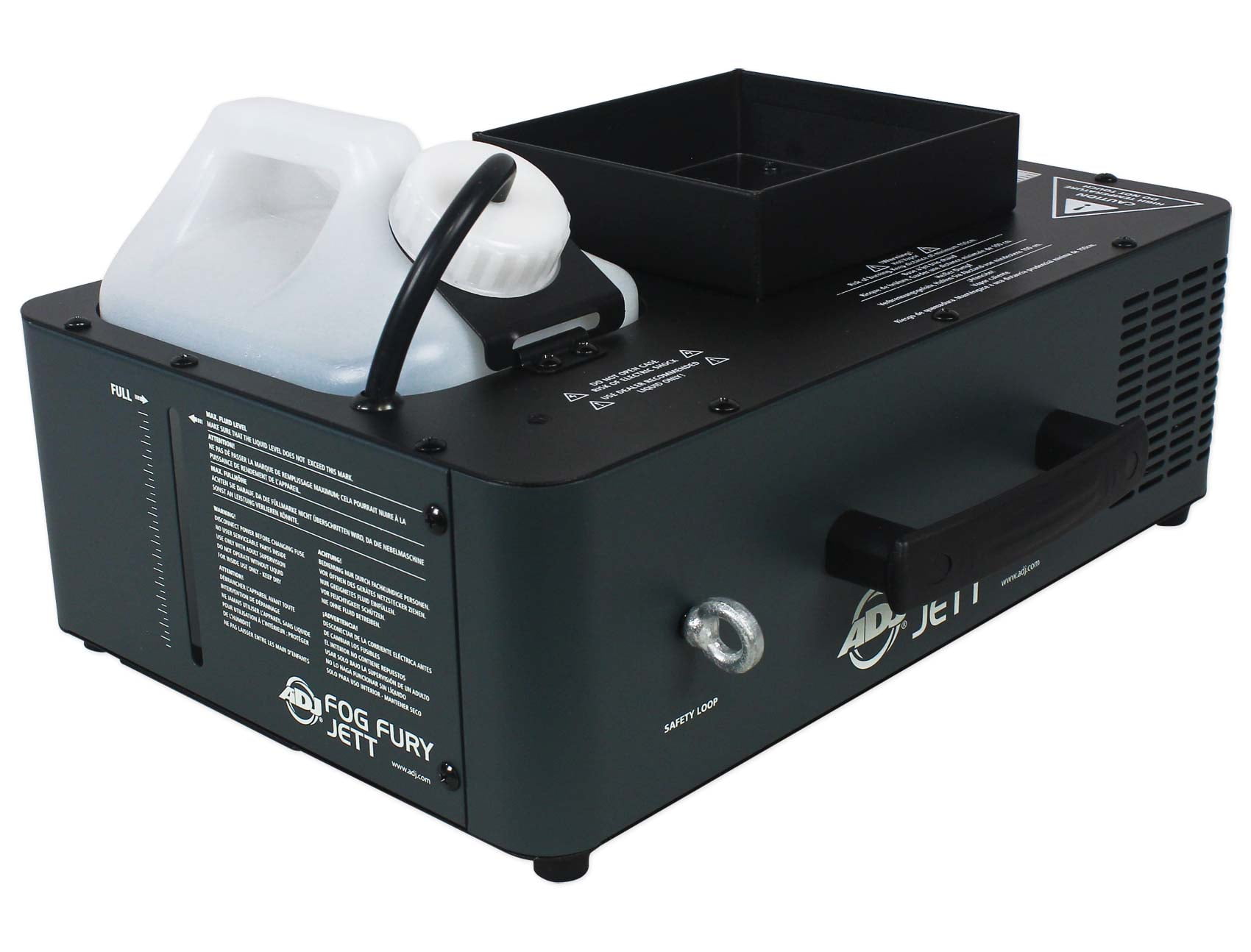American DJ Fog Fury Jett 700W Vertical Fog Machine w/ LED+DMX+Remote+Fog Fluid