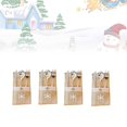 thumbnail image 3 of 8Pcs Christmas Linen Tableware Bags Knives Forks Spoons Cutlery Bags for Hotel Restaurant Snowflake Pattern, 3 of 9
