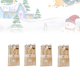 thumbnail image 4 of Bolsas para vajilla de lino navideña, cuchillos, tenedores, cucharas, bolsas para cubiertos para Hotel, restaurante, patrón de copo de nieve, 8 Uds., 4 of 8