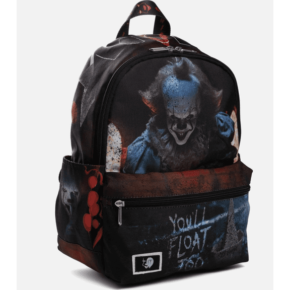IT Pennywise Horror Movie Deluxe Nylon Backpack 13" Daypack Bag NEW School
