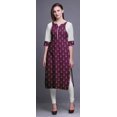 thumbnail image 2 of Bimba Tunique Droite en Coton pour Femmes Kurta Imprimée Tenue d'Été Kurti-TP, 2 of 6
