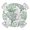 Green Grey, variant on Christmas Tree Round Tablecloth for 45-54 Inch Tables, Fitted Table Cover with Elastic Edge, Pink Xmas Tree Snowflake Rustic Waterproof Outdoor Table Cloth Protector for Patio Garden Dinner Picnic