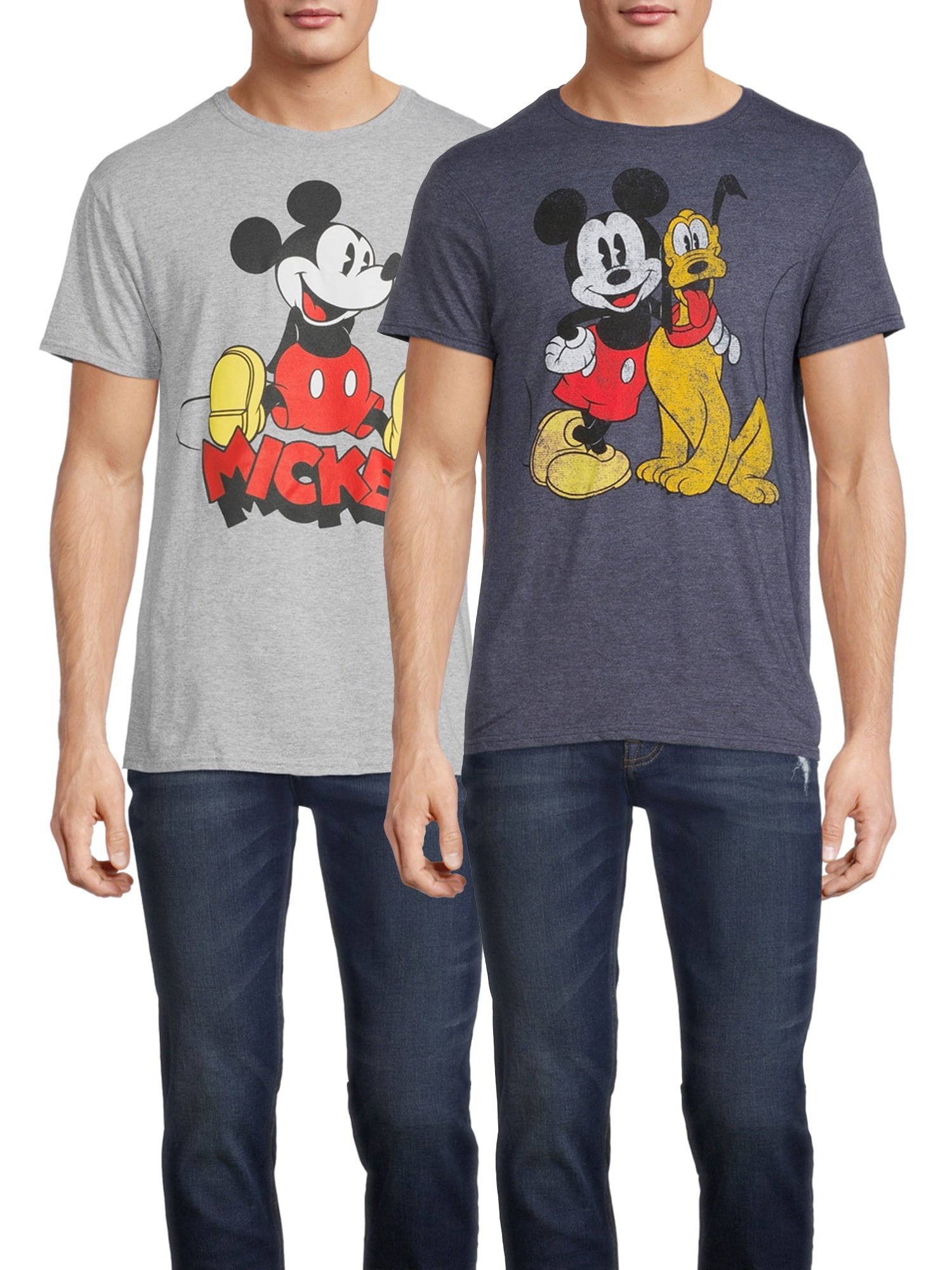 Mickey Mouse Headphones Mens Graphic T Shirt 