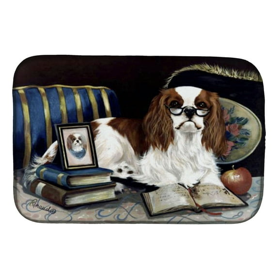 Carolines Treasures PPP3255DDM Absorbent Dish Drying Mat for Kitchen Counter Cavalier Spaniel Perfect Student Dish