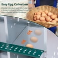 thumbnail image 2 of 10 Compartment Chicken Nesting Boxes, Easy Egg Collection & Assembly, Metal Nesting Boxes Chicken Egg Laying Box for Hens/Ducks, Green, 2 of 7