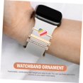 thumbnail image 3 of HUGFEGWE 16 Pcs Strap Decorative Ring Watch Band Silicone Wristband Rubber Strap Charms Decorative Rings Watch CJB91-27469, 3 of 9