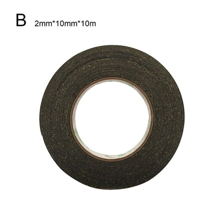 

1/2/3 mm Black EVA Foam Tape Single Sided Self Adhesive Seal Door Sponge Y5M8