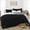 Black, variant on SGI Bedding 100% Egyptian Cotton 3PC Pinch Duvet Cover King White
