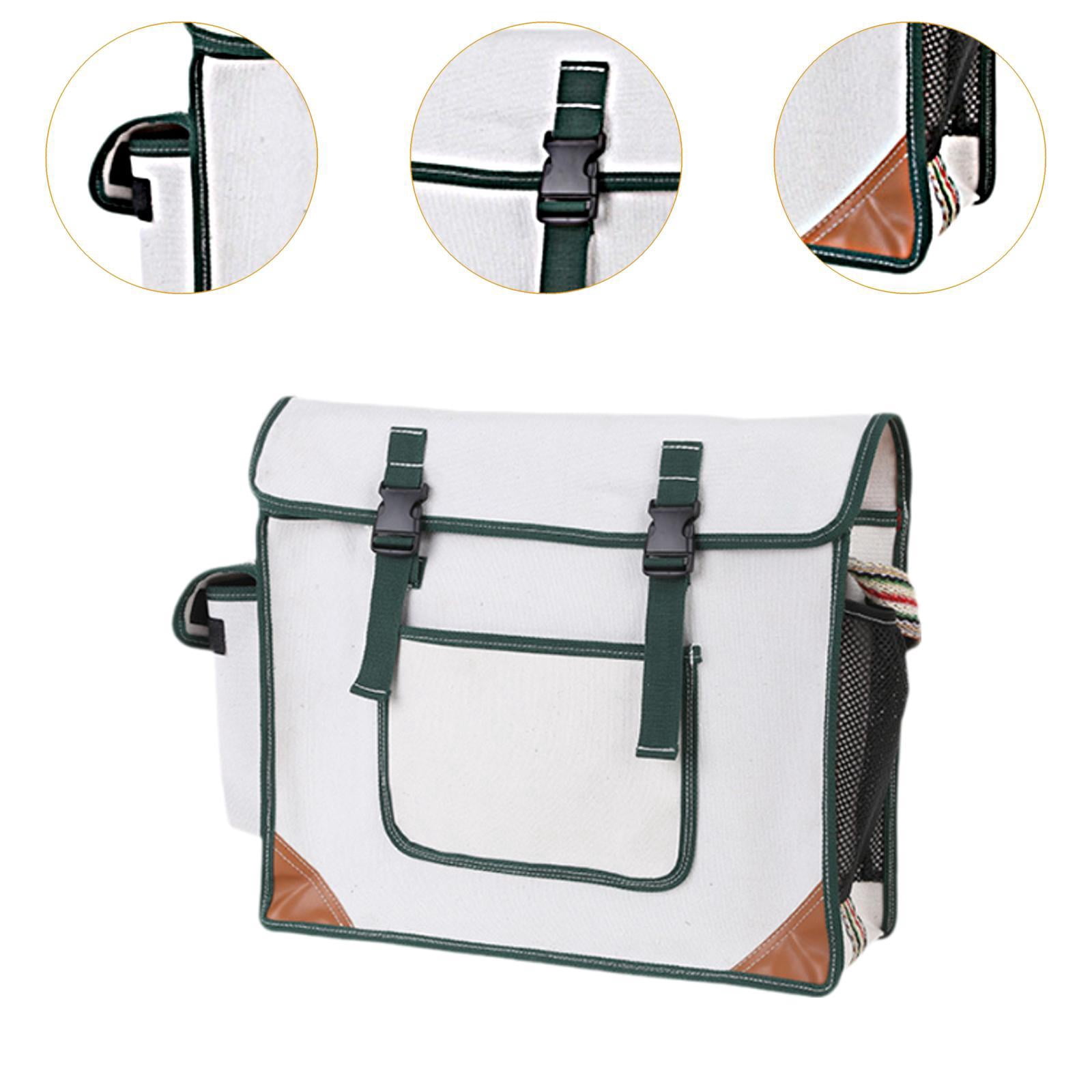 colaxi Canvas Tool Bearing Bags -tools Bag Multi -purpose Portable Waterproof Tool Pocket Equipment Pocket for The Office for The White