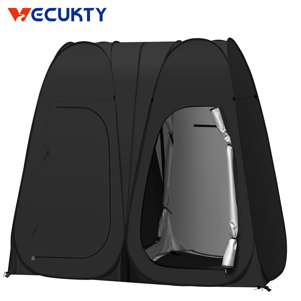 Camping Shower and Utility Tent, VECUKTY Portable Pop Up Camping Privacy Shelter with Floor, Changing Tent Dressing Room, Camping Toilet, Bathing Tent ,Fishing Rain Shelter for Beach - image 3 of 13