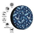 thumbnail image 4 of Fotbe Blue Bus Funda de Llanta de Repuesto con Estampado, Engrosada, Ajuste Universal para Jeep, Remolque, RV, SUV, Camión-16 inch, 4 of 6