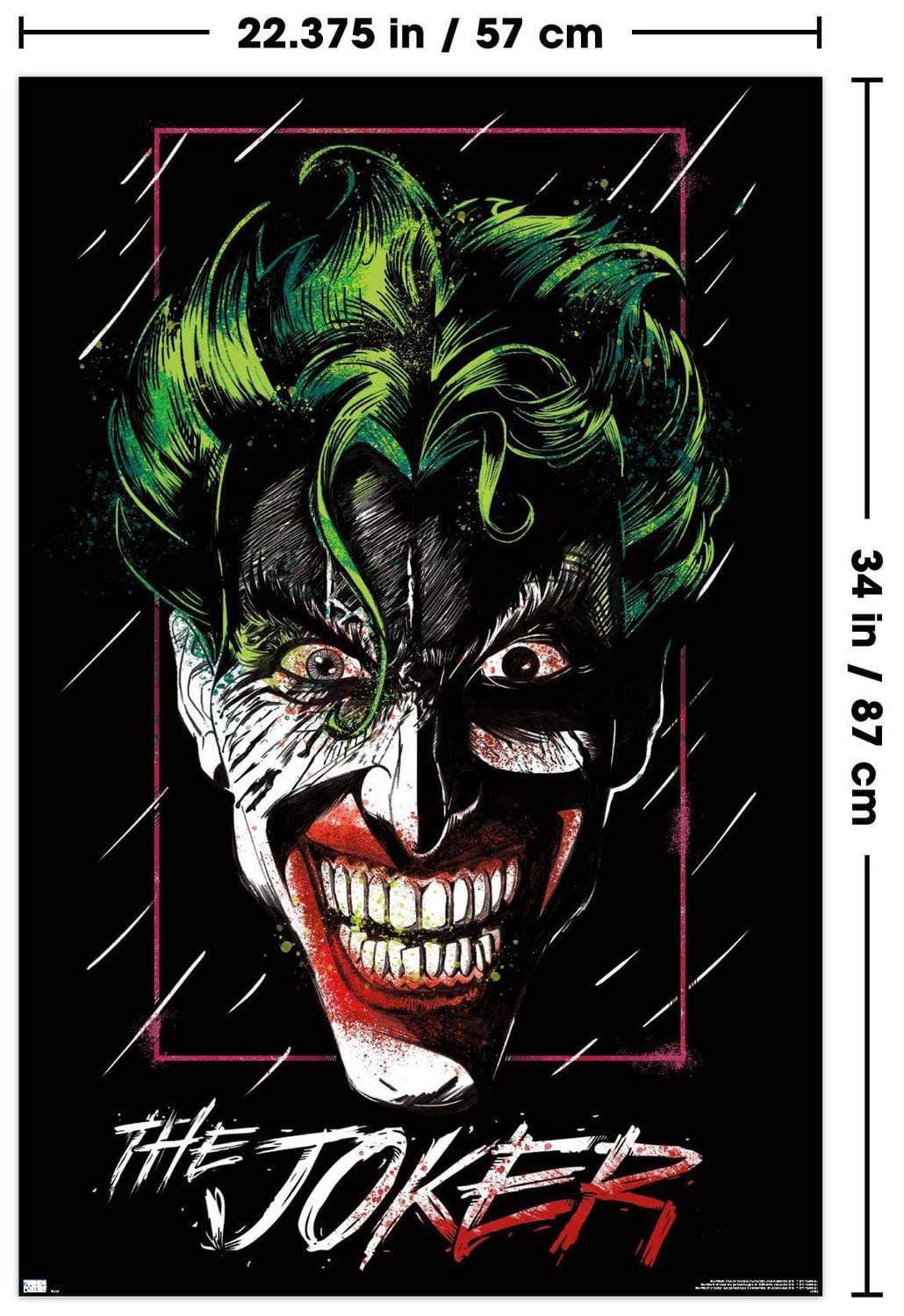 Ink Moth Wall Poster, 22.375" x 34"