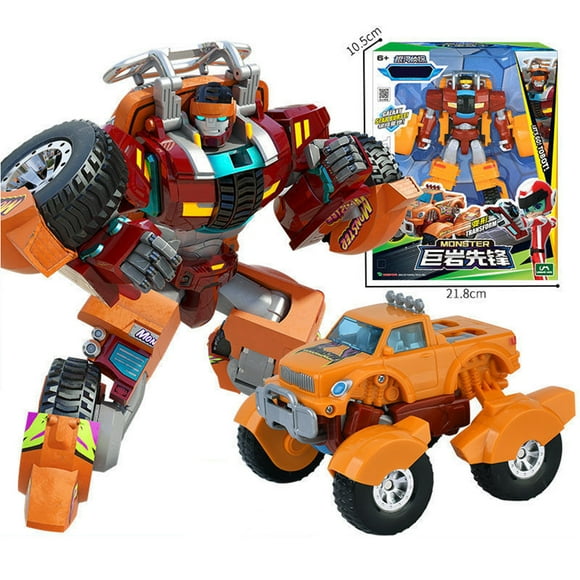 Alician Tobot Voiture Robot de Transformation Jouets pour Enfants Figurine d'Action d'Anime Voiture de Transformation Jouet Modèle Collection Cadeaux pour Garçons Filles