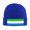 Blue, variant on Sierra-Leone Flag Beanie Hat Men Women Warm Printed Cap Knit Beanies Hats Outdoor Winter Blue