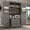 Gray, variant on 80.1'' Tall Shaker Style Freestanding Kitchen Pantry with 2 Power Outlets, Adjustable Shelves and Door Shelves, White