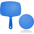thumbnail image 3 of Handheld Mirror, Portable Hand Mirror with Hanging Hole in Handle, Pink 7.4" W x 10.4" L, 3 of 5
