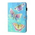 thumbnail image 2 of SaniMore Protective Case for iPad 10th Generation 10.9" 2022, PU Leather Case Color Painting Magnetic Clasp Card Slot Pen Holder Anti-slip Strip Auto Wake/Sleep Stand Shockproof TPU Shell, Butterflies, 2 of 9