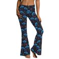 thumbnail image 1 of Pantalones Acampanados de Yoga Deportivos Con Estampado de Cintura Elástica Y Cintura Alta Para Mujer Odeerbi ODB-6, 1 of 6