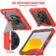 thumbnail image 4 of Funda BLOSOMEET para iPad A16 de 11ª y 10ª generación, 11 pulgadas/10,9 pulgadas, color rojo, 4 of 8