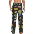 thumbnail image 3 of Disketp Teeth Men'S Pajama Pants - Ultra Soft Fleece Sleep And Lounge Pants (Size: S-Xxl), 3 of 9