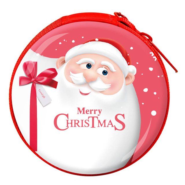 Niños Mini Iron Monedero Monedero Pequeño Niños Navidad Impresión Cartera Casual Money Bag Tenedor Bolsa de monedas Jooan Modelo