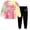 Hot Pink, variant on Nwiuh Girls 2 Piece Outfits Kids Clothes Sets Sweatsuit Tracksuit Jogger Print Long Sleeve Sweatshirts Sweatpants 2-9Y (Blue, 4-5 Years)