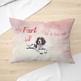 thumbnail image 3 of Every Fart is Love Note English Springer Spaniel Guilty Face Happy Valentine's Pillow Cushion Double Sided Springers Dog Lover Gifts Throw Pillow - 01016, 3 of 4