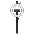 thumbnail image 1 of Soporte LED, diseño exquisito del palillo de Selfie del teléfono del trípode de la luz de relleno del teléfono móvil inalámbrico de Bluetooth, 1 of 8